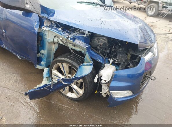 KMHTC6AD2HU320879 2017 HYUNDAI VELOSTER Blue Front view