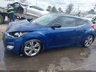 2017 Hyundai Veloster Value Edition Blue vin: KMHTC6AD2HU320879