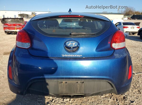 KMHTC6AD5GU291862 2016 HYUNDAI VELOSTER Blue უკანა ხედი