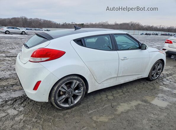 KMHTC6AD5HU317068 2017 HYUNDAI VELOSTER Белый Задняя правая четверть