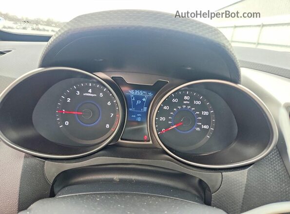 KMHTC6AD5HU317068 2017 HYUNDAI VELOSTER Белый Вид щитка приборов
