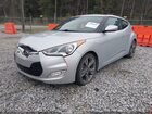 2017 Hyundai Veloster Value Edition Серебряный vin: KMHTC6AD5HU322920