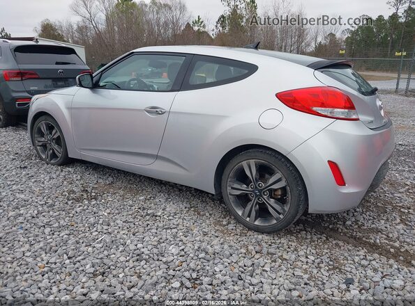 KMHTC6AD5HU322920 2017 HYUNDAI VELOSTER Серебряный Задняя левая четверть