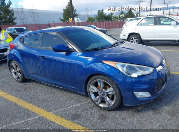 KMHTC6AD7GU260659 2016 HYUNDAI VELOSTER Синий Передняя правая четверть