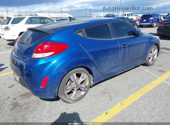 KMHTC6AD7GU260659 2016 HYUNDAI VELOSTER Синий Задняя правая четверть