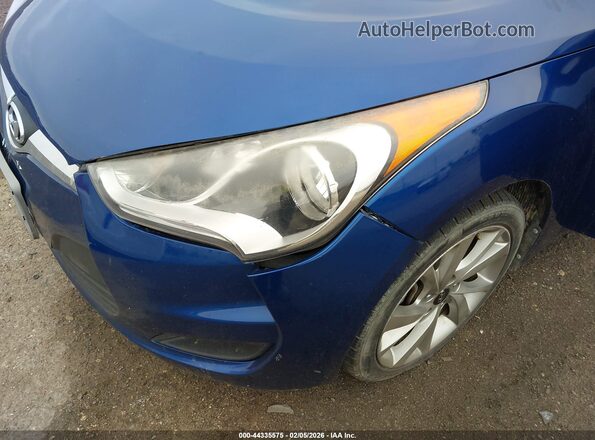 KMHTC6AD7GU285495 2016 HYUNDAI VELOSTER Blue Widok z przodu