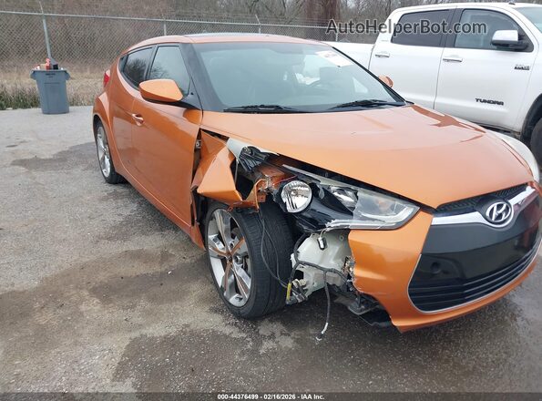 KMHTC6AD7GU291989 2016 HYUNDAI VELOSTER Оранжевый Вид спереди