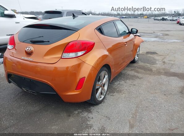 KMHTC6AD7GU291989 2016 HYUNDAI VELOSTER Оранжевый Задняя правая четверть