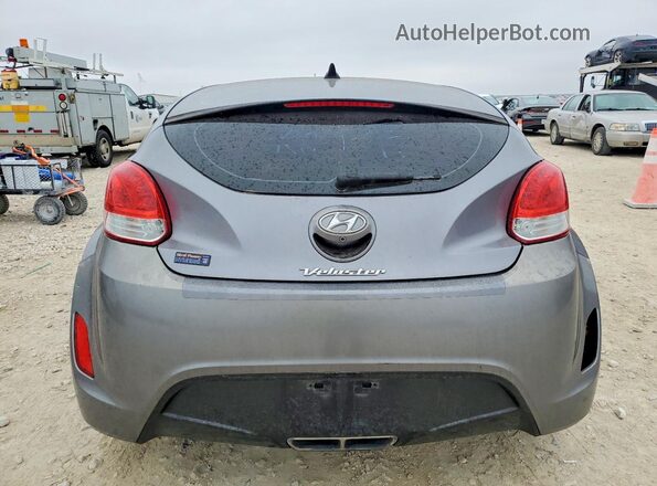 KMHTC6AD7HU323146 2017 HYUNDAI VELOSTER Серый Вид сзади