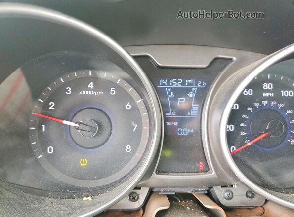 KMHTC6AD8HU309742 2017 HYUNDAI VELOSTER Серебряный Вид щитка приборов