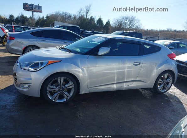 KMHTC6AD9HU324086 2017 HYUNDAI VELOSTER Серебряный Панорамный вид салона 360°
