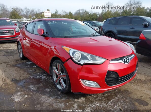 KMHTC6ADXGU263605 2016 HYUNDAI VELOSTER Red წინა მარჯვენა
