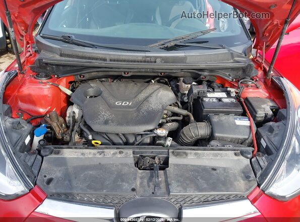 KMHTC6ADXGU263605 2016 HYUNDAI VELOSTER Red უკანა ხედი