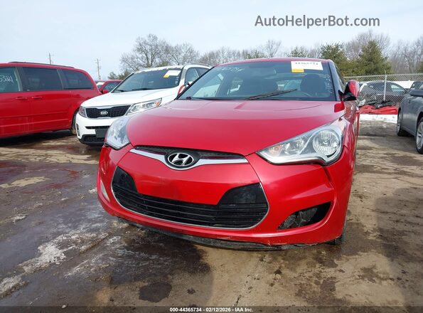 KMHTC6ADXGU263605 2016 HYUNDAI VELOSTER Red წინა ხედი