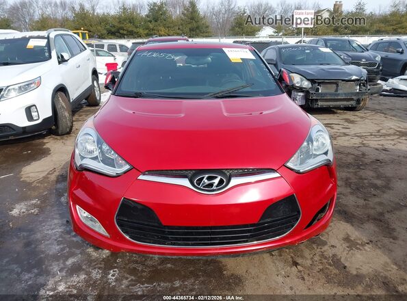 KMHTC6ADXGU263605 2016 HYUNDAI VELOSTER Red უკანა სალონის ხედი