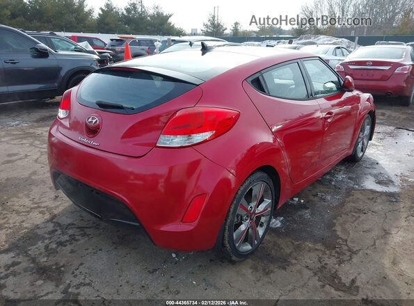 KMHTC6ADXGU263605 2016 HYUNDAI VELOSTER Red უკანა მარჯვენა