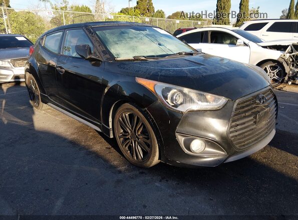 KMHTC6AE9GU266021 2016 HYUNDAI VELOSTER Черный Передняя правая четверть