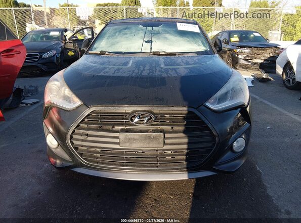 KMHTC6AE9GU266021 2016 HYUNDAI VELOSTER Черный Вид щитка приборов