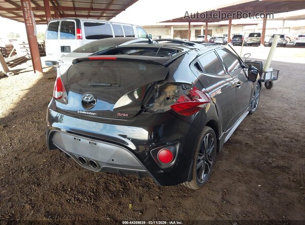 KMHTC6AE9GU292845 2016 HYUNDAI VELOSTER Черный Задняя правая четверть