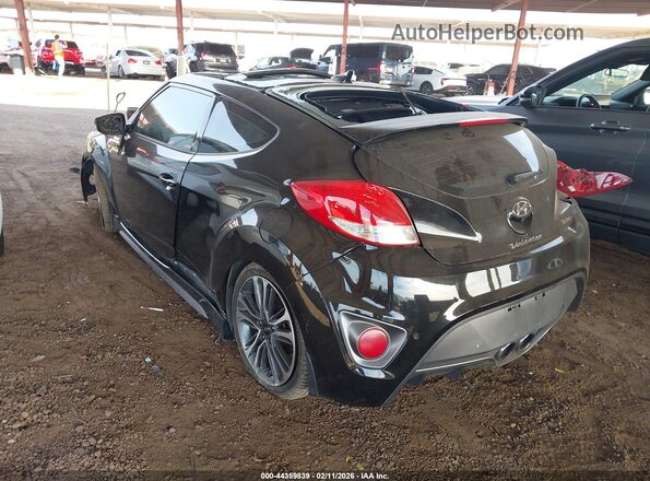KMHTC6AE9GU292845 2016 HYUNDAI VELOSTER Черный Задняя левая четверть
