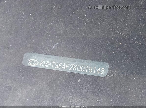 KMHTG6AF2KU018148 2019 HYUNDAI VELOSTER Red Вид підкапотного простору