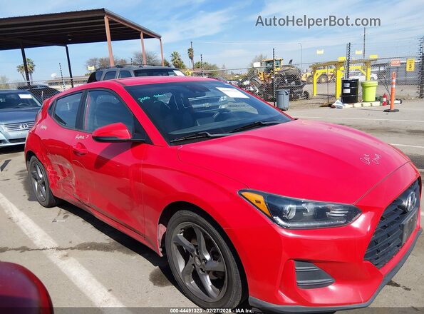 KMHTG6AF2KU018148 2019 HYUNDAI VELOSTER Red Вид задньої частини салону