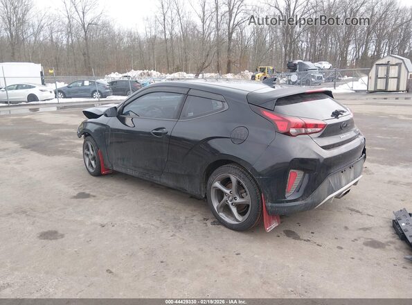 KMHTG6AF3KU006235 2019 HYUNDAI VELOSTER Black Հետևի ձախ