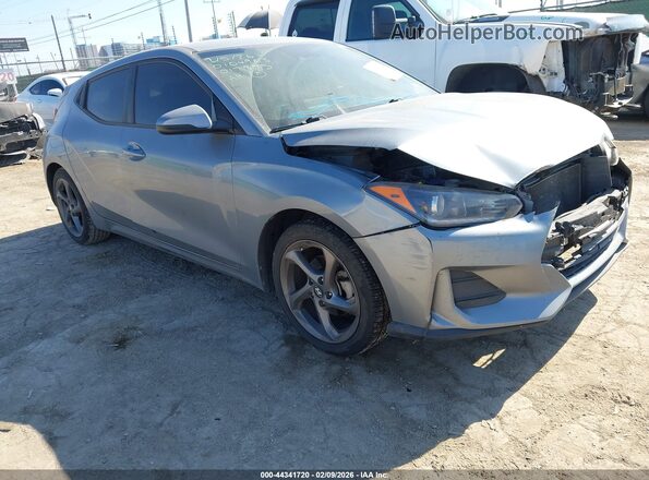 KMHTG6AF8KU017375 2019 HYUNDAI VELOSTER Серый Передняя правая четверть