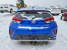 2019 Hyundai Veloster Turbo Синий vin: KMHTH6AB3KU004625