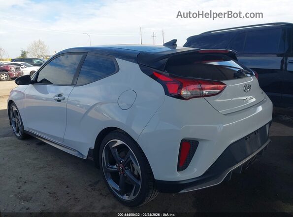 KMHTH6AB3KU009498 2019 HYUNDAI VELOSTER Белый Задняя левая четверть
