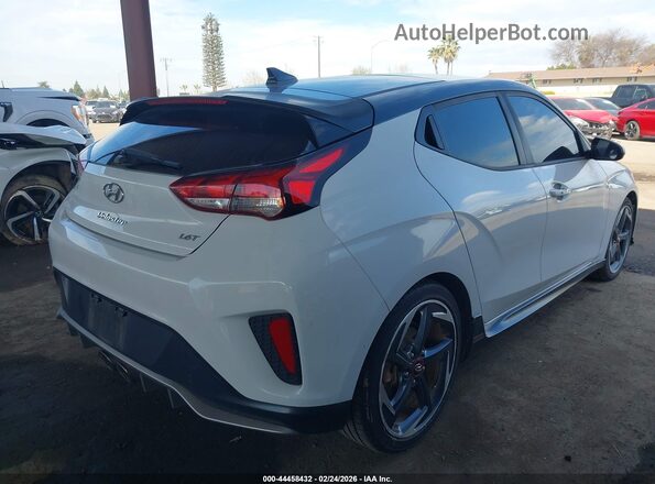 KMHTH6AB3KU009498 2019 HYUNDAI VELOSTER Белый Задняя правая четверть