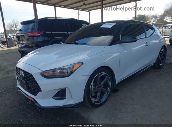 KMHTH6AB3KU009498 2019 HYUNDAI VELOSTER Белый Передняя левая четверть