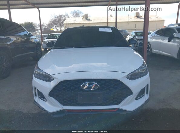 KMHTH6AB3KU009498 2019 HYUNDAI VELOSTER Белый Вид щитка приборов