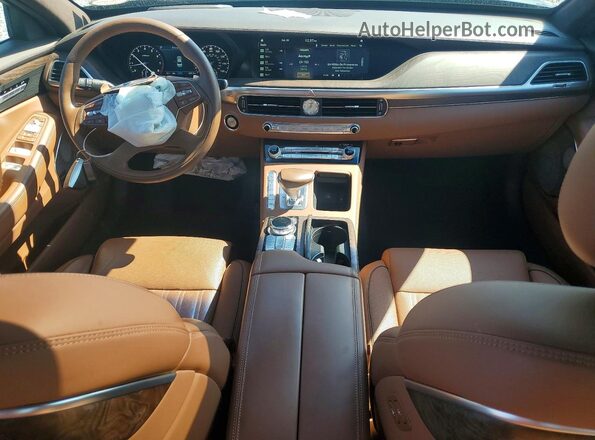 KMTF34PA9LU075768 2020 GENESIS G90 Черный Вид панели приборов