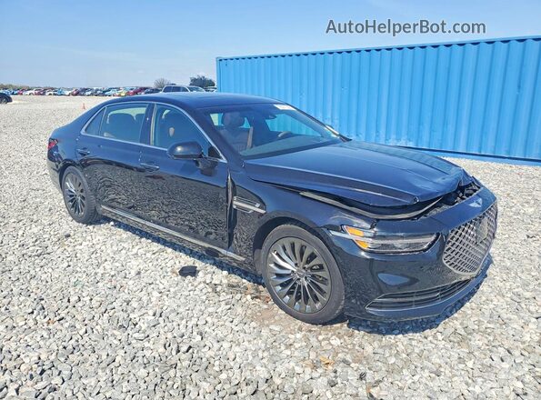 KMTF34PA9LU075768 2020 GENESIS G90 Черный Передняя правая четверть