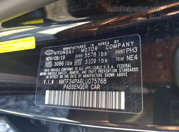 KMTF34PA9LU075768 2020 GENESIS G90 Черный Вид подкапотного пространства