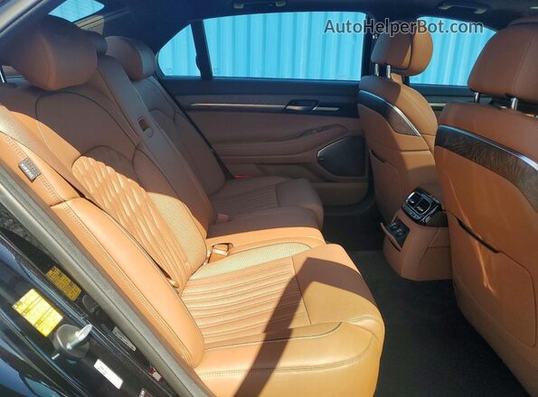 KMTF34PA9LU075768 2020 GENESIS G90 Черный Вид задних сидений