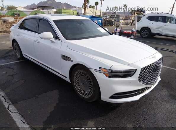 KMTF54PH2LU080821 2020 GENESIS G90 White Delantero derecho