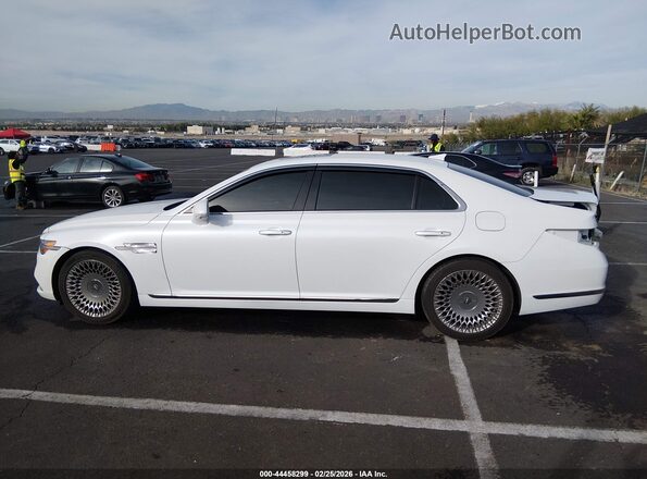 KMTF54PH2LU080821 2020 GENESIS G90 White Vista interior de 360 grados