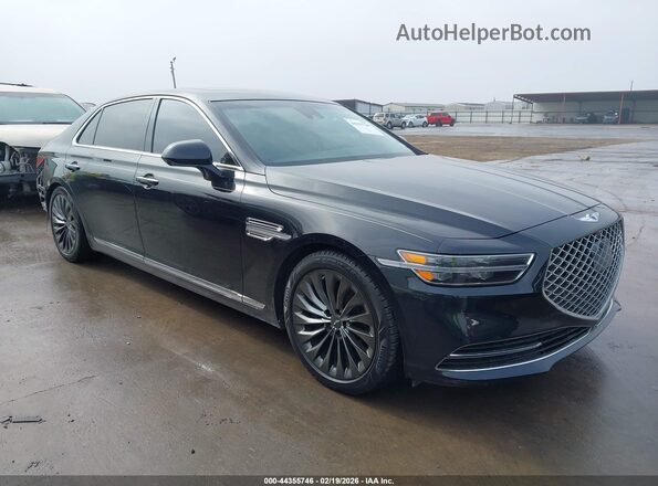 KMTF54PH8LU080788 2020 GENESIS G90 Black Передня права чверть