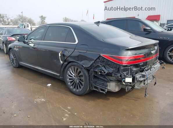 KMTF54PH8LU080788 2020 GENESIS G90 Black Задня ліва чверть