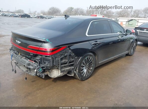 KMTF54PH8LU080788 2020 GENESIS G90 Black Задня права чверть