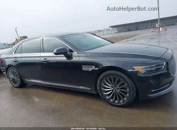KMTF54PH8LU080788 2020 GENESIS G90 Black Вид задньої частини салону