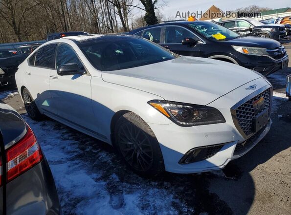 KMTFN4JB0LU337897 2020 GENESIS G80 Белый Передняя правая четверть