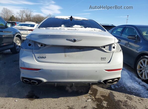 KMTFN4JB0LU337897 2020 GENESIS G80 Белый Вид сзади