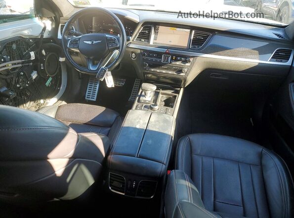 KMTFN4JB0LU337897 2020 GENESIS G80 Белый Вид панели приборов