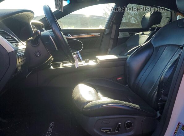 KMTFN4JB0LU337897 2020 GENESIS G80 Белый Вид салона спереди