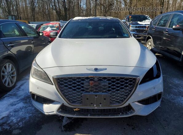 KMTFN4JB0LU337897 2020 GENESIS G80 Белый Вид спереди