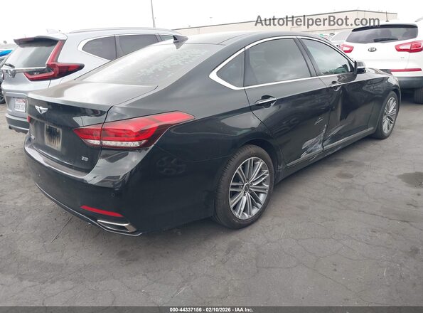 KMTFN4JE3LU331263 2020 GENESIS G80 Черный Задняя правая четверть