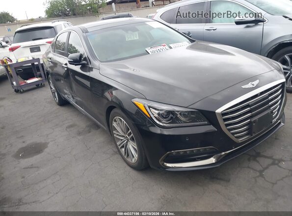 KMTFN4JE3LU331263 2020 GENESIS G80 Черный Передняя правая четверть